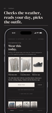 Folded. Wear what you own App Store preview screenshot 1