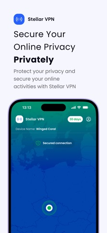 Stellar VPN iPhone screenshot