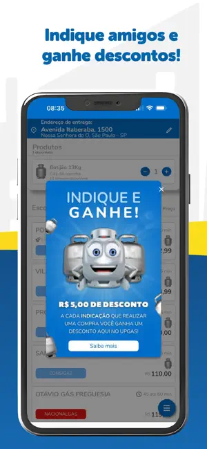 Upgas - Seu gás mais rápido iPhone screenshot 6