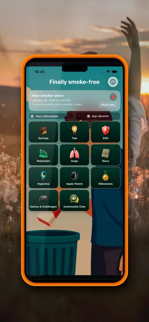 Smoke Free: Stop Smoking screenshot 1