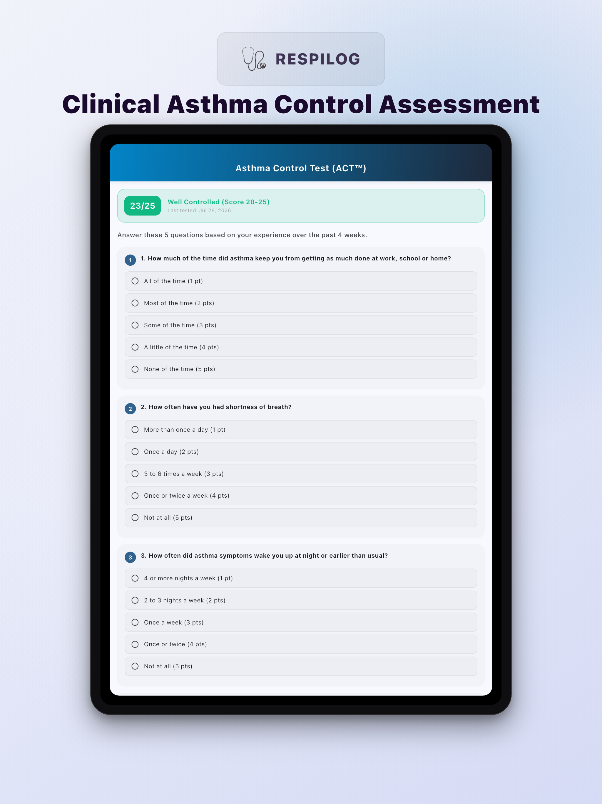 RespiLog: Asthma & Peak Flow screenshot 11