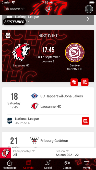 Lausanne HC Screenshot