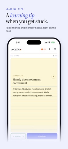 Recallo: Learn Languages Screenshot 6 of 10