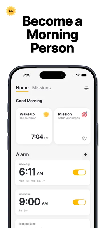 Wakey: Alarm Clock (No Snooze) screenshot 2 of 8