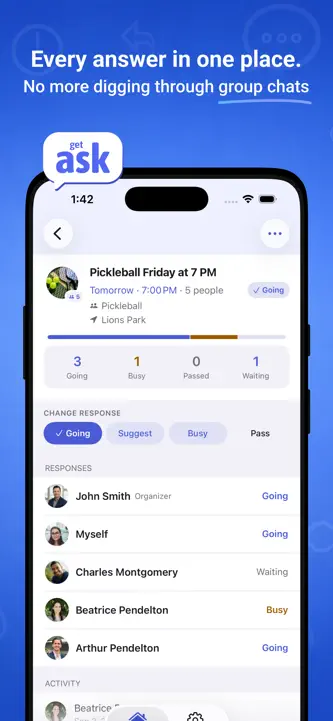 Ask - Plan Things Together screenshot 2