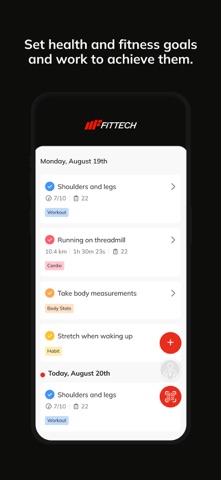 FITTECH APP screenshot