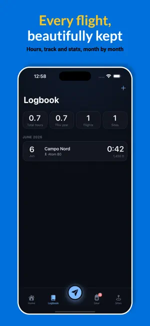 PPGLog — Paramotor Logbook screenshot 3