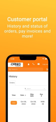 The Drink Company iPhone screenshot
