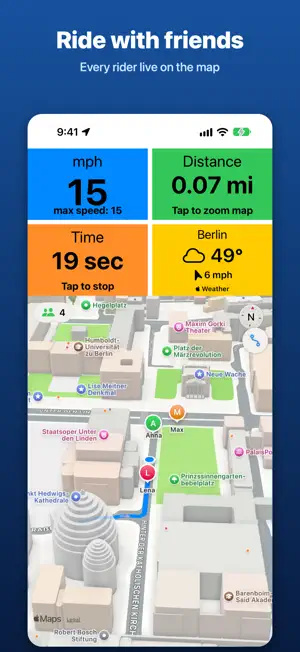 Bike-Track: Cycling Tracker screenshot 2