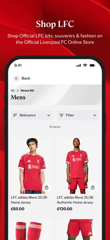 The Official Liverpool FC App screenshot 6 of 6