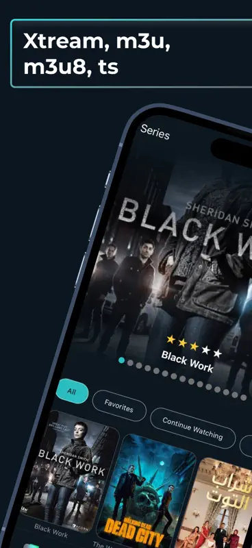 IPTVPlayer.io | m3u & Xtream screenshot 1 of 3