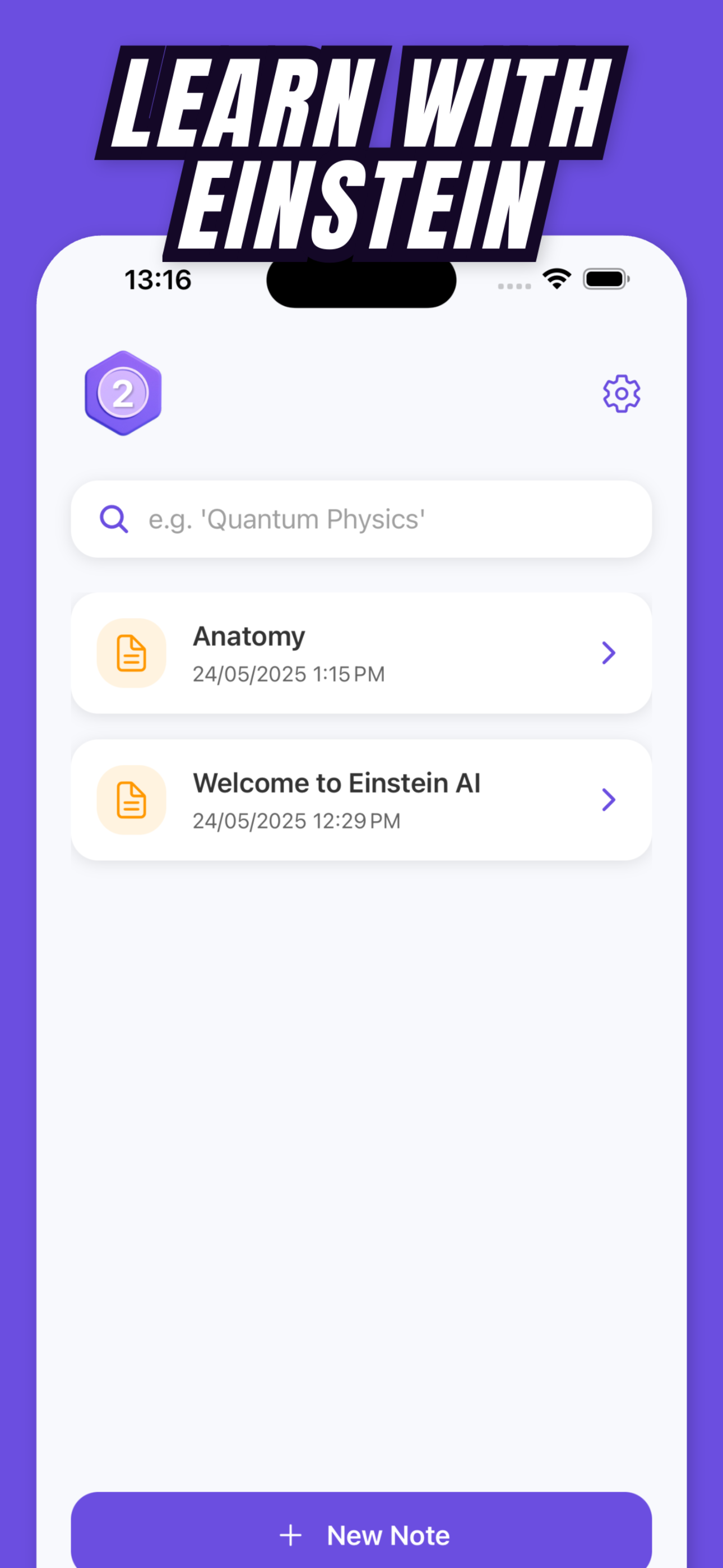 Einstein AI: Learn & Memorize