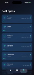 Boreal Aurora Forecast screenshot