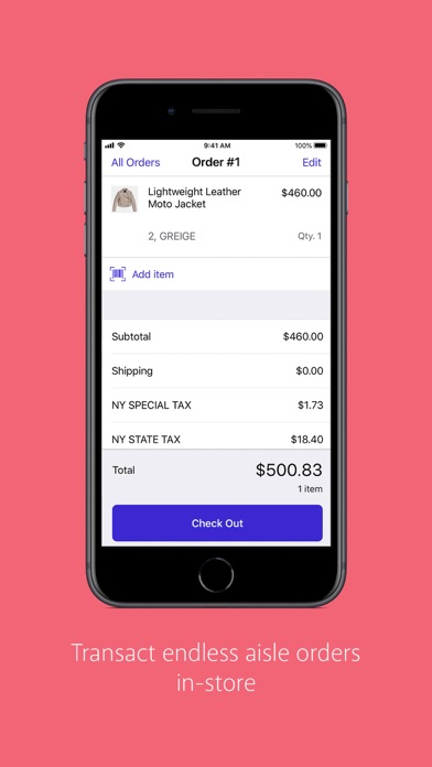 Tulip Point of Sale app screenshot 2