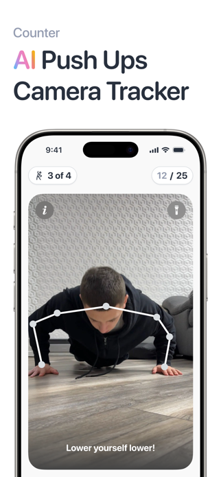 PushUps AI Tracker & Body Screenshot 2 of 6
