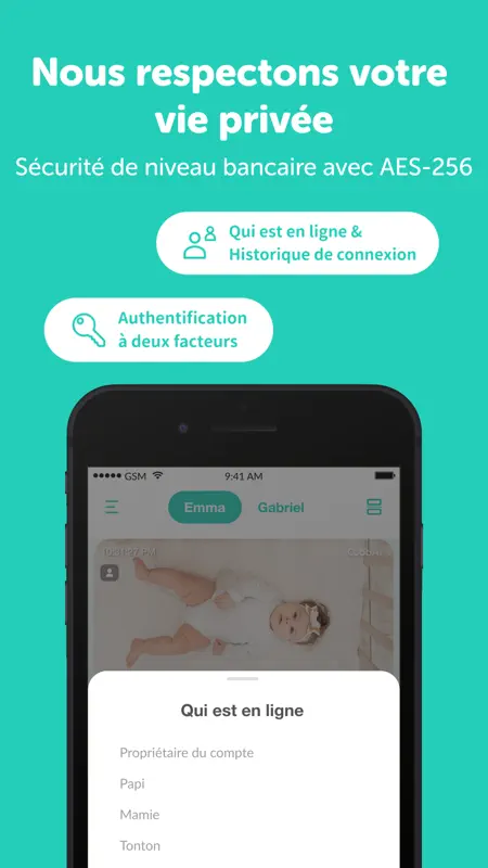 Babyphone intelligent CuboAi screenshot 8 of 8