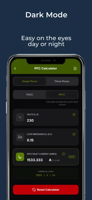 Fault Current Calculator (PFC) screenshot 3