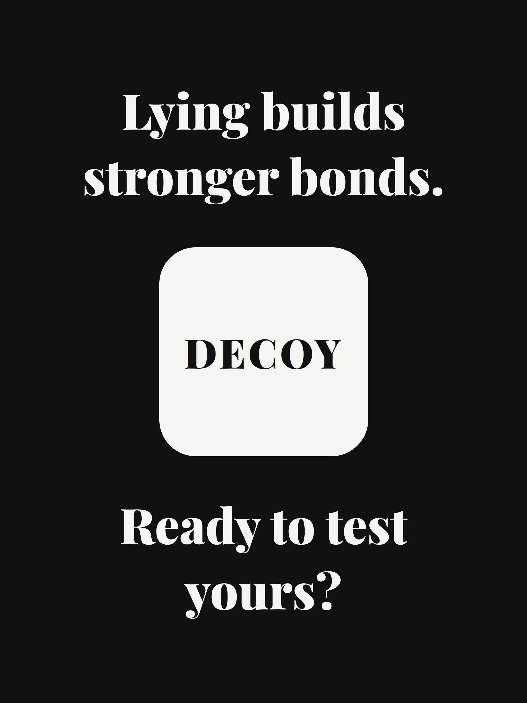 Decoy: The Social Game