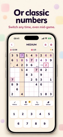 Nueve9 - Sudokus with color screenshot