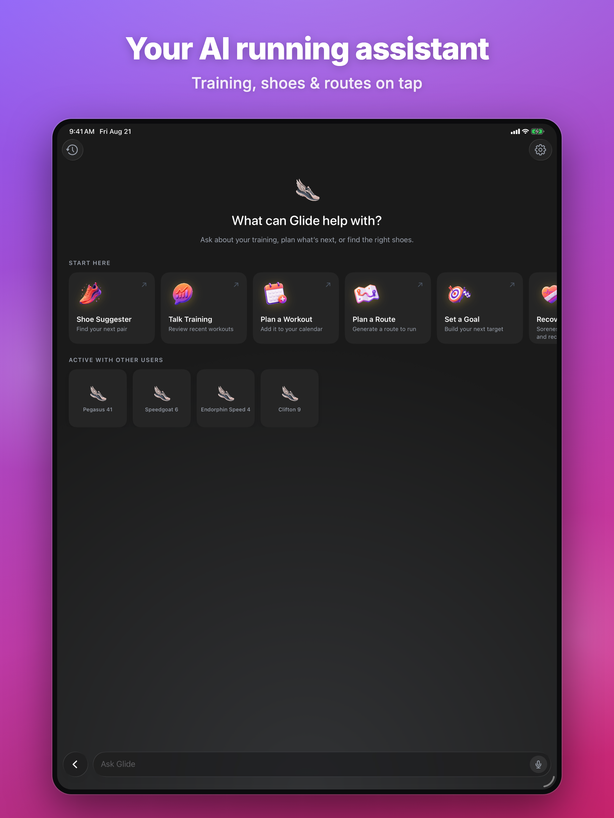 Glide: Run & Shoe Tracker screenshot 19