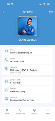 OnePassport Profile screenshot