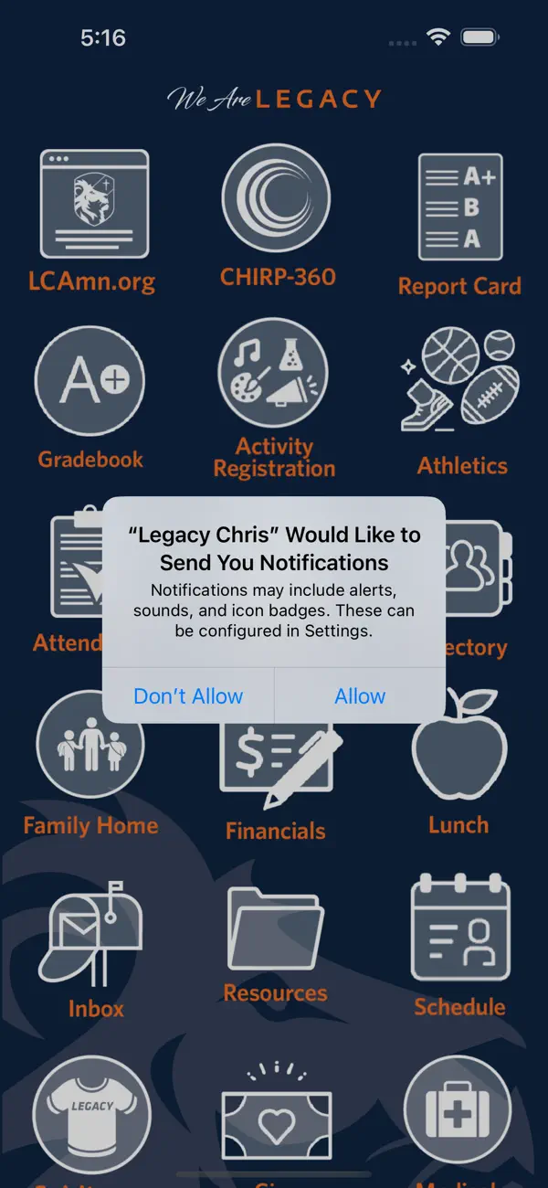 Screenshot #1 pour Legacy Christian Academy, MN