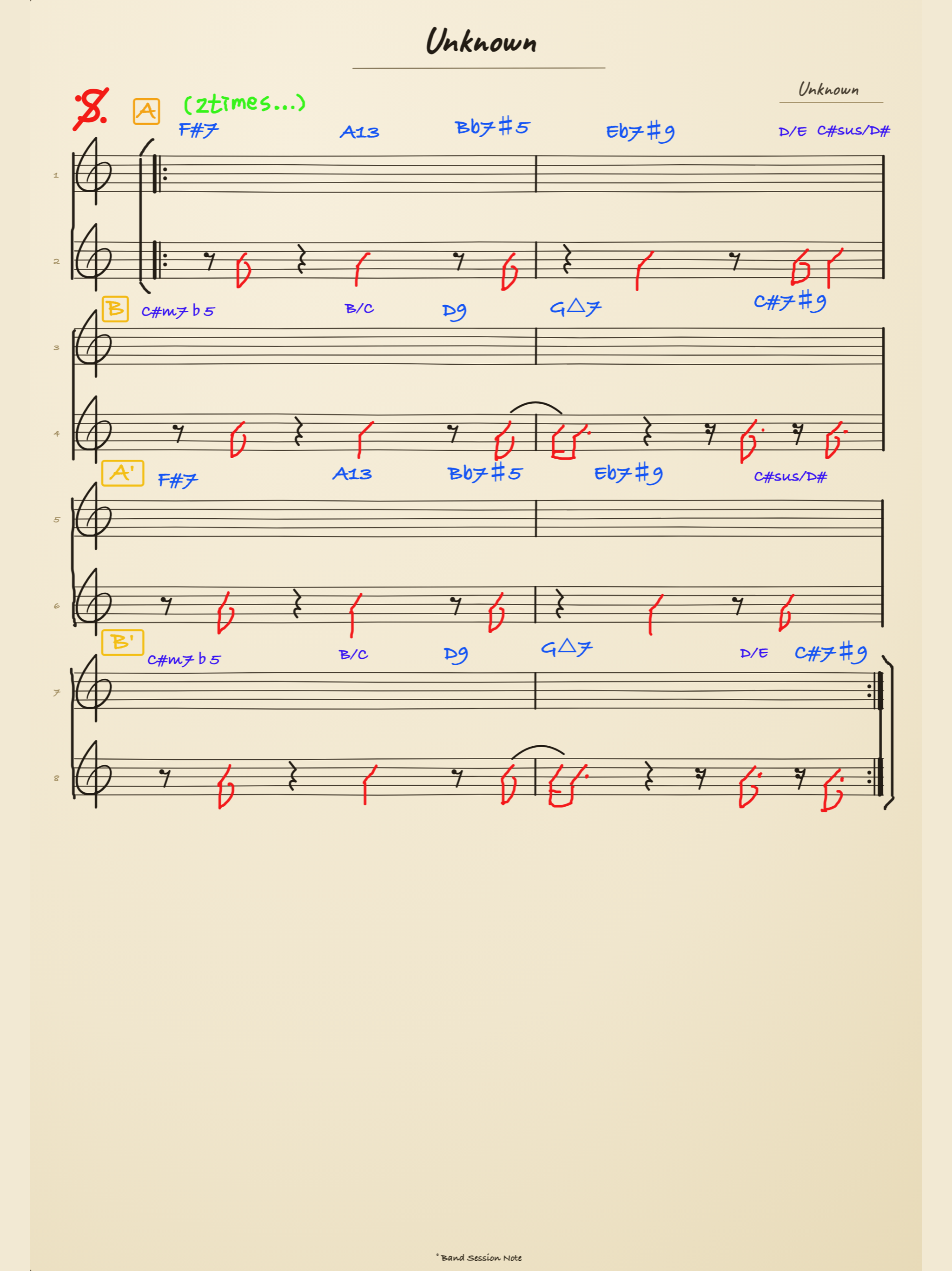 Band Session Note screenshot 12