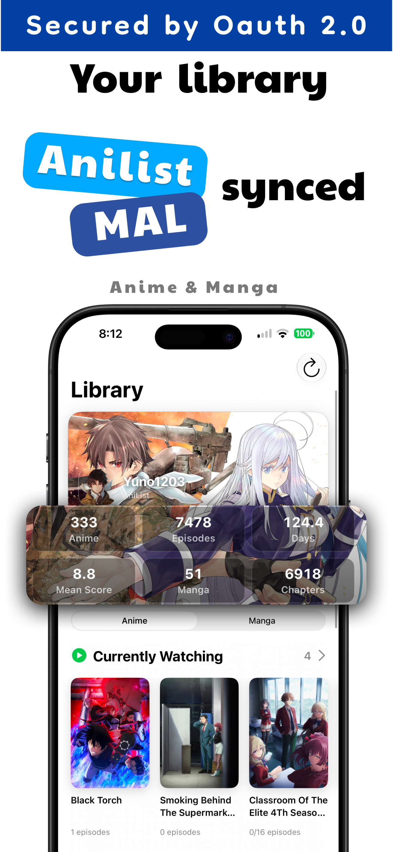 Anilist/MAL Companion: Kiroku screenshot 3
