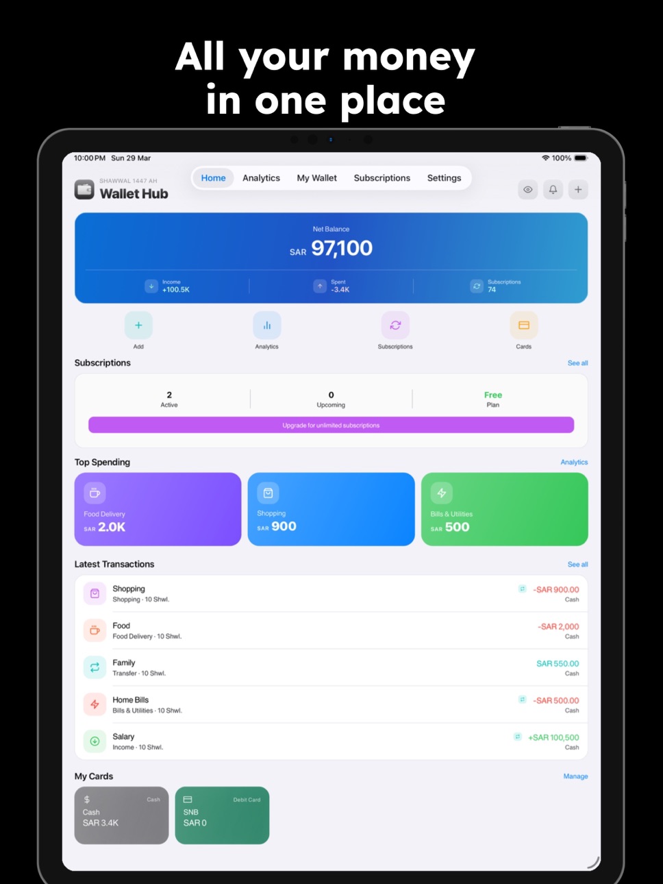 iPad screenshot
