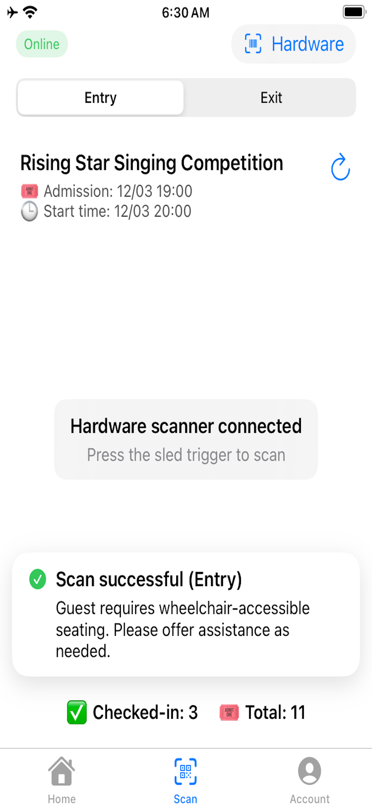 Ticketingbox Scanner screenshot 5