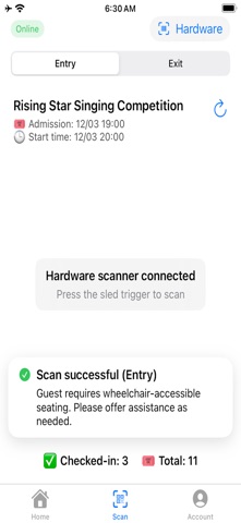 Ticketingbox Scanner screenshot