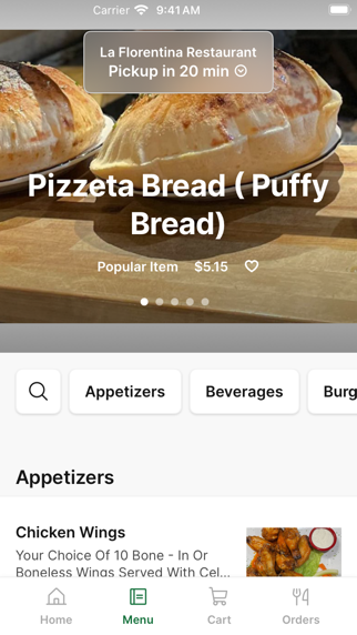 La Florentina Restaurant iPhone screenshot 2 - Food & Drink app