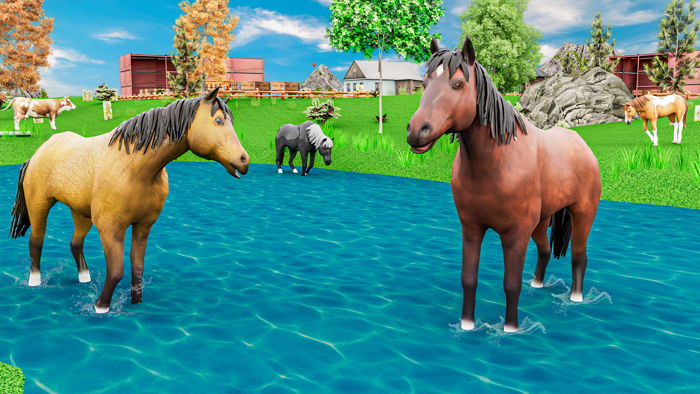 Wild Horse Family Life Game