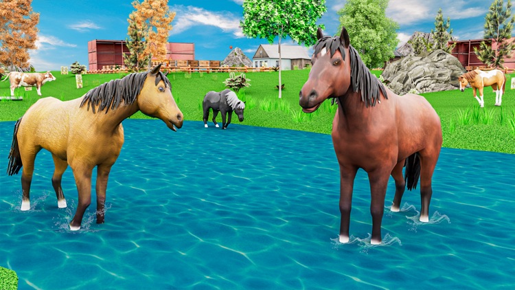 Wild Horse Family Life Game screenshot-5