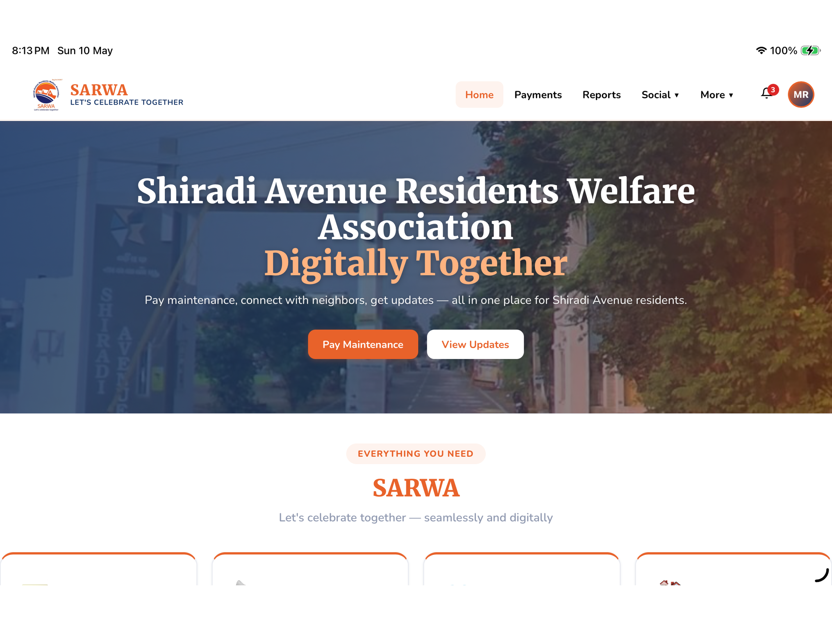 Sarwa - Residents Association
