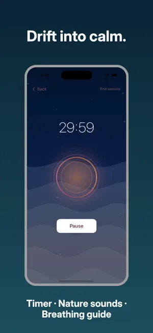 Calm Timer - Nature Sounds screenshot 1