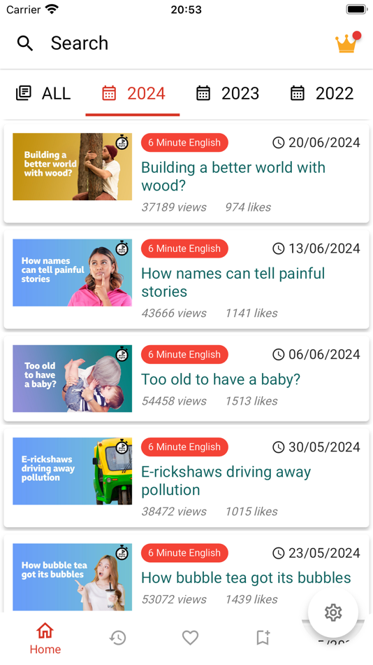 #4. Learn English Listening: 6mins (iOS) Podle: Phan Phuoc Luong
