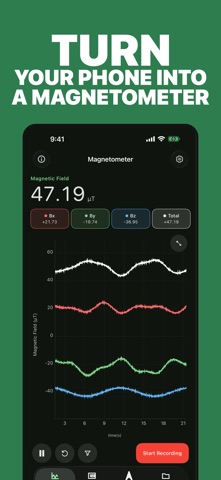 Physics Toolbox Magnetometer Screenshot 1 of 5