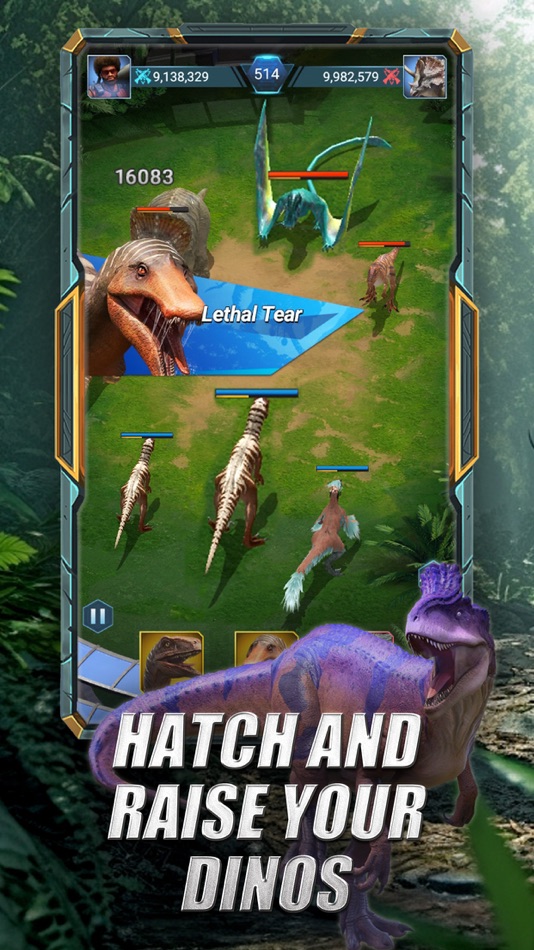 #2. De-Extinct: Jurassic Dinosaurs (iOS) 由: SeaMo Entertainment