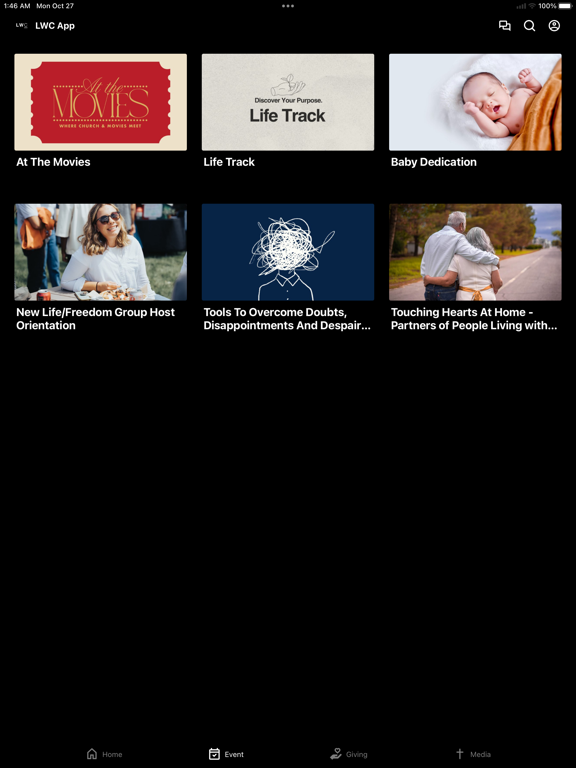 Living Word Church (Dayton) iPad screenshot 2 - Education app