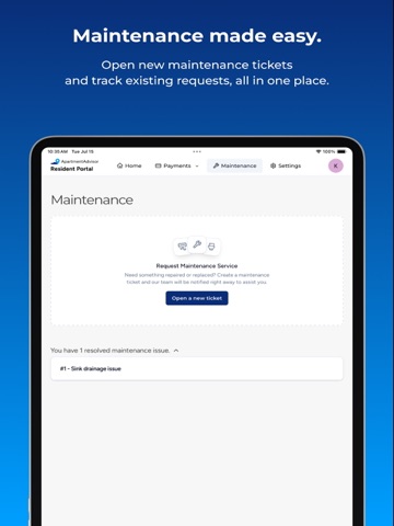 Residents ASSIST iPad screenshot