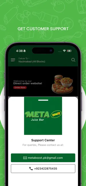 Meta Boost Juice Bar iPhone screenshot 1