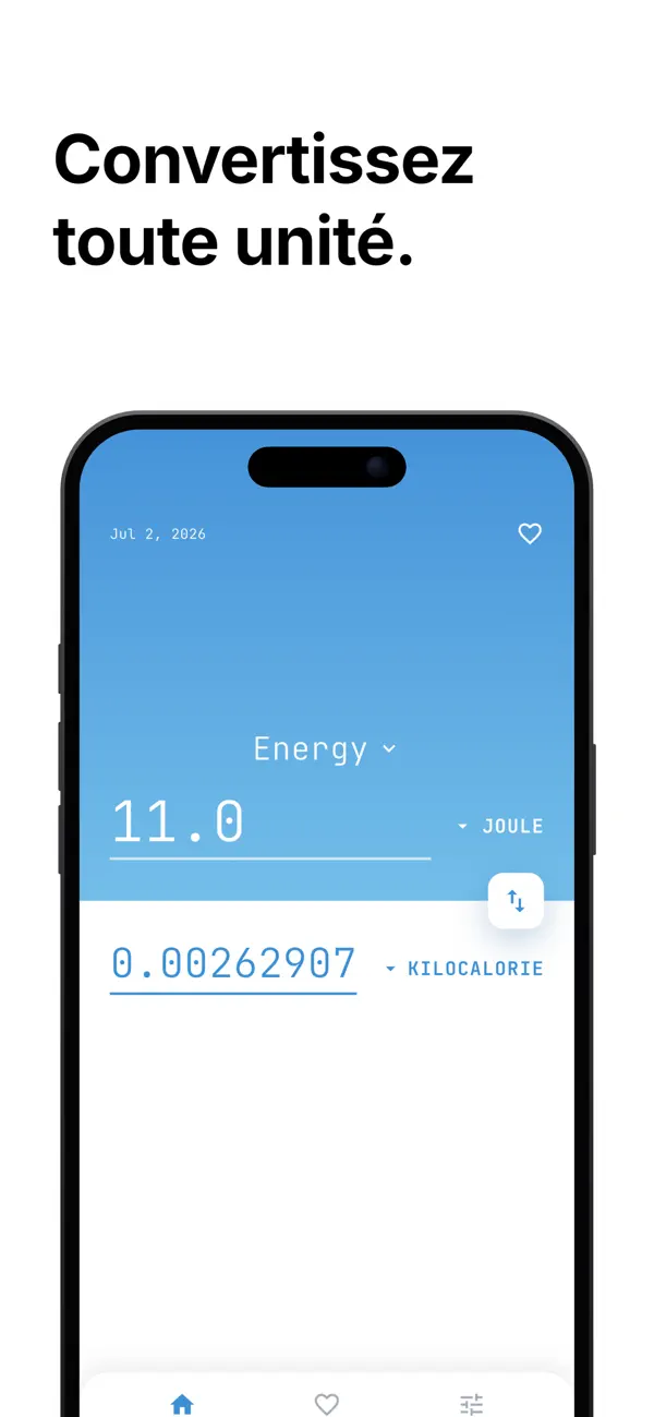 Screenshot #1 pour Unit Converter: Univerter