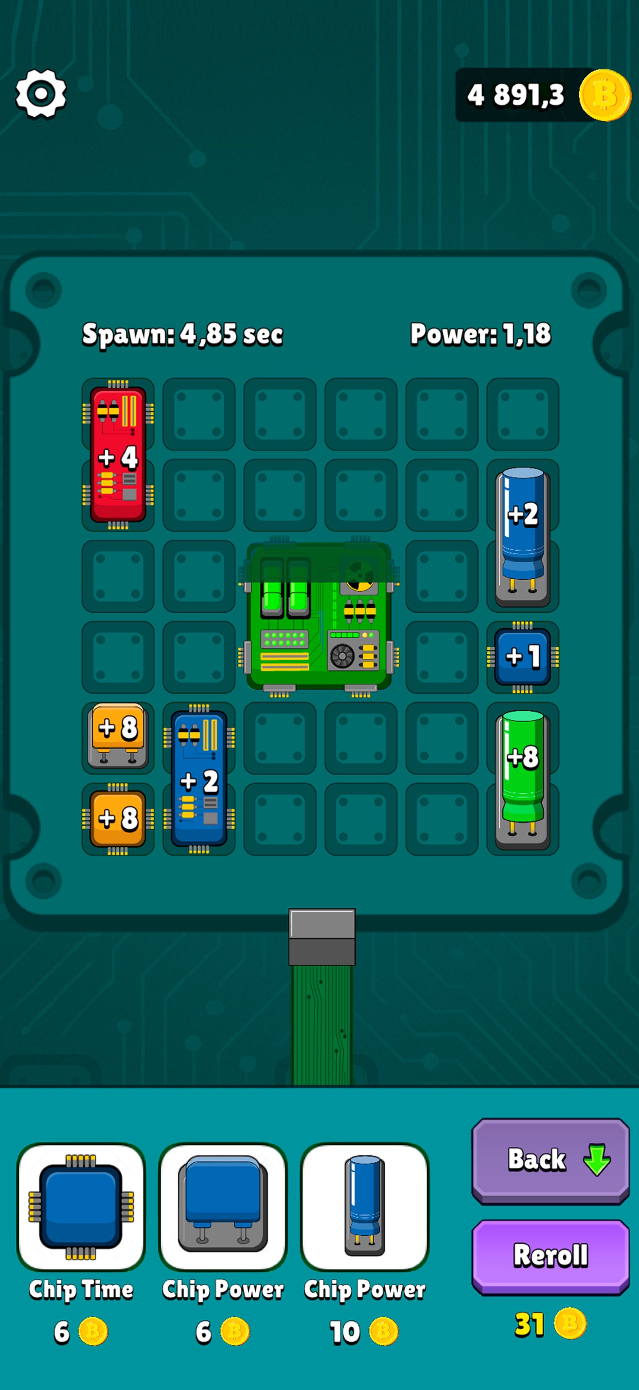 Screenshot 3 of BitСoiner - Merge Chips