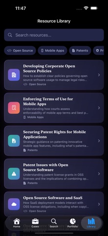 YourPatentAI: Draft & Search iPhone screenshot