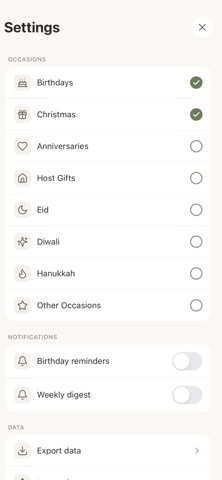 Givio - Gift Planner Screenshot 7 of 7