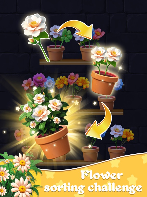 Flower Triple Sort:Blossom 3D screenshot 8