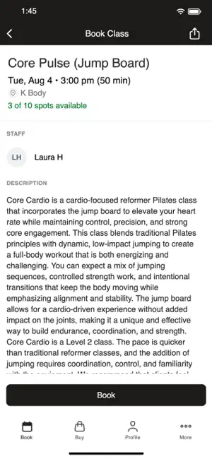 K Body Club screenshot 3