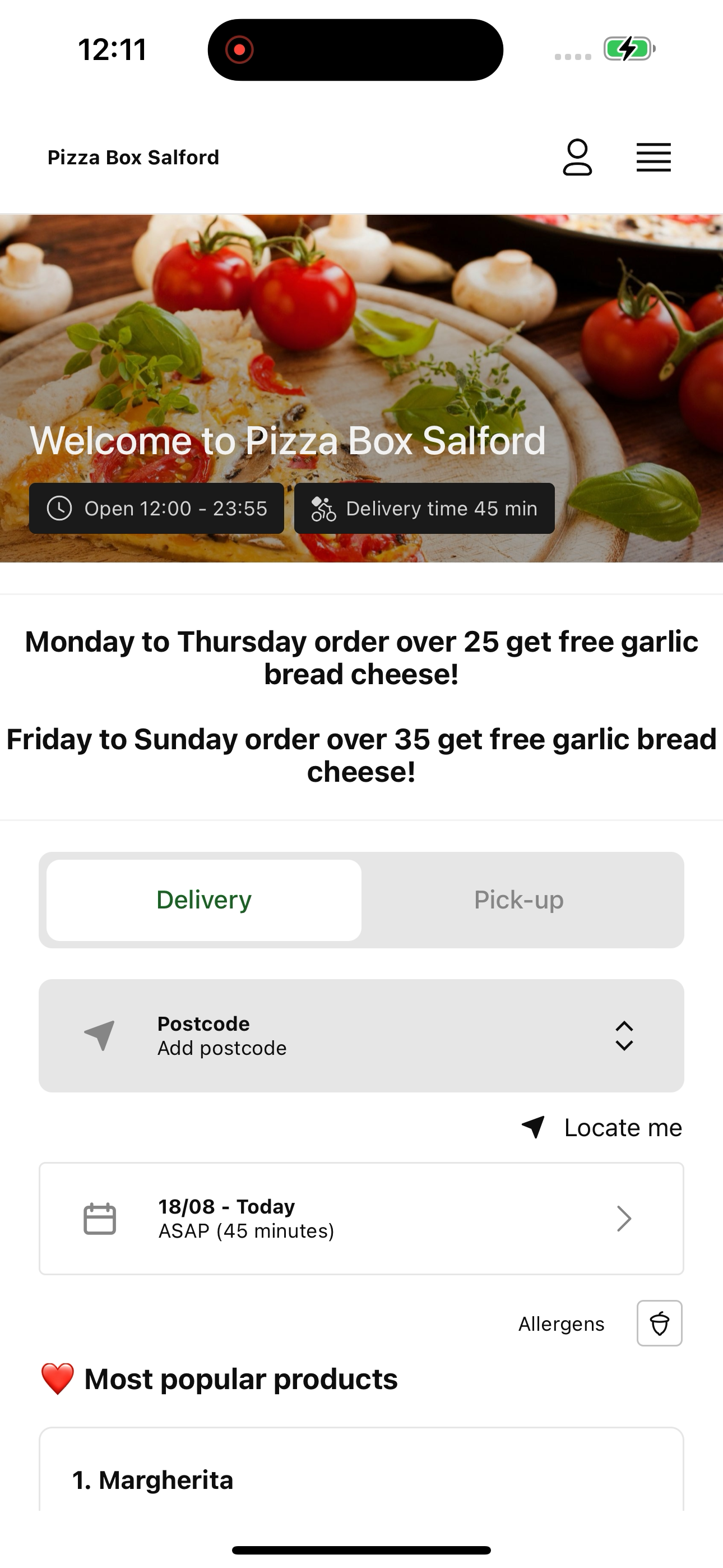 Pizza Box Salford screenshot 6