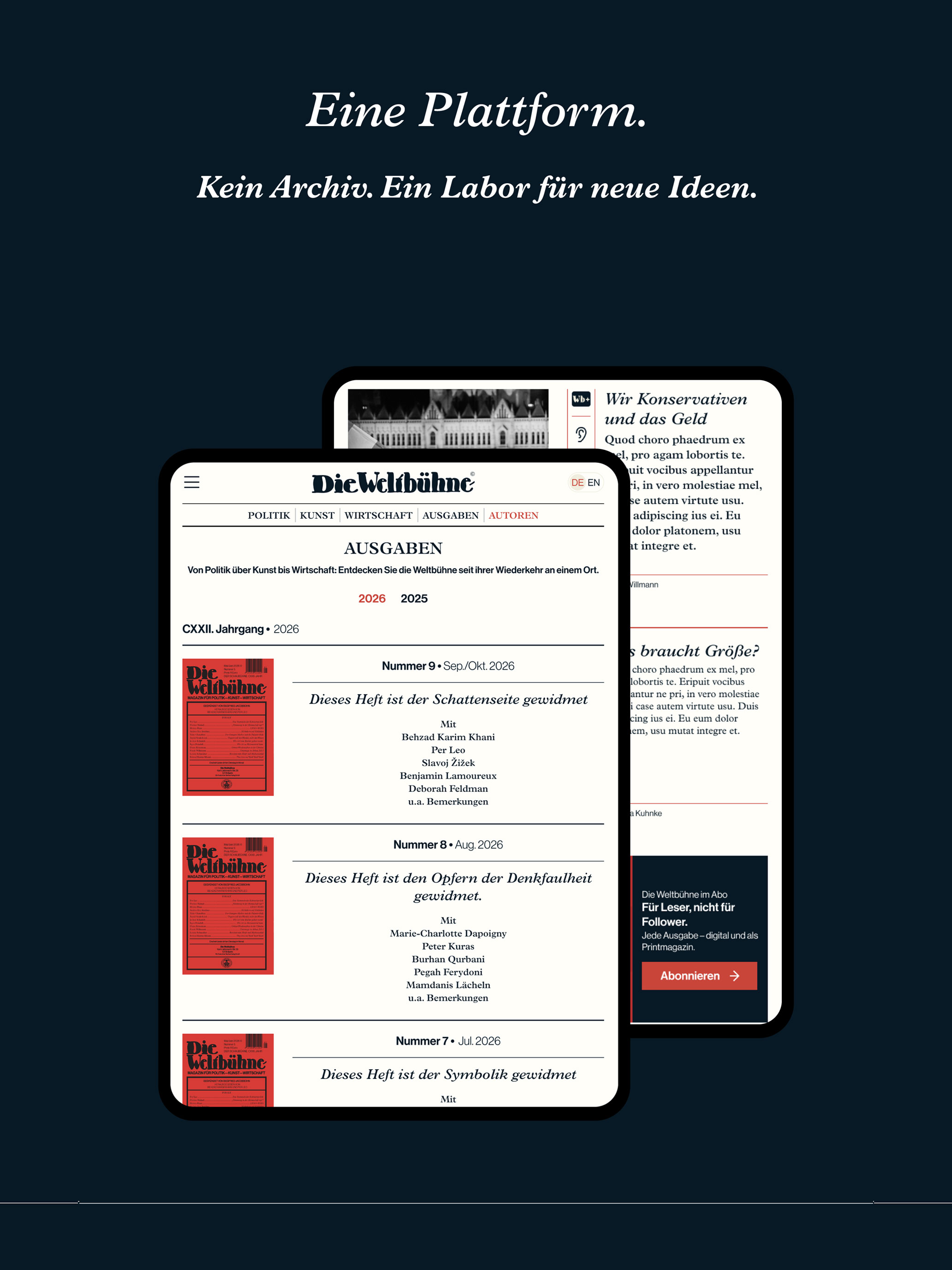 Die Weltbühne screenshot 10